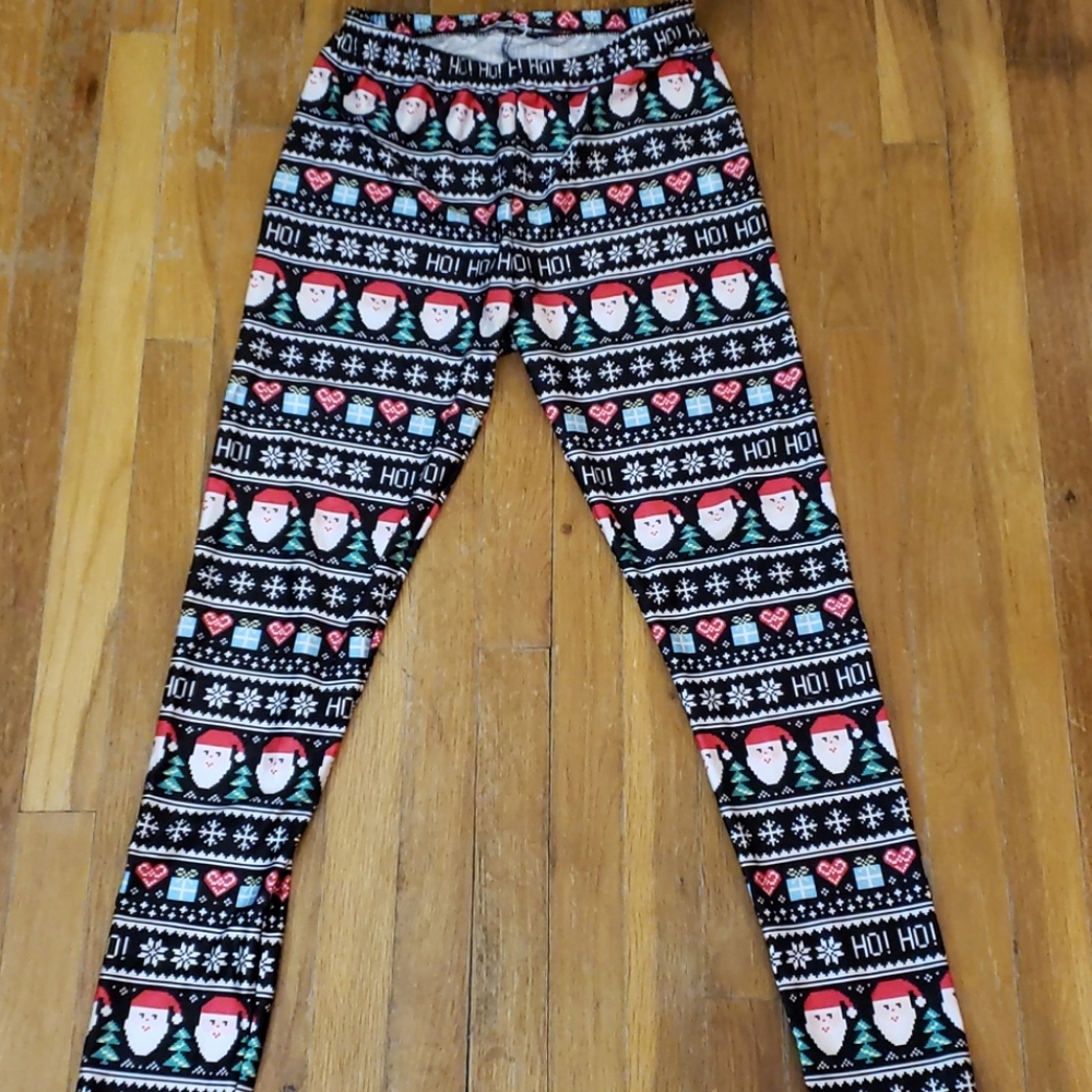 NWOT Christmas leggings OSFM